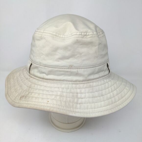 Solar Escape Women's Wide Brim Sun Hat Tan OS Drawstring 100% Polyester - Picture 3 of 10